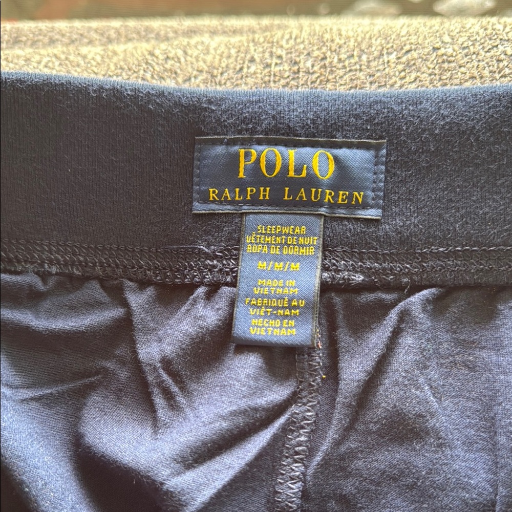 NWT!Polo by Ralph Lauren Blue and Yellow Jogger Sleepwear - Picture 5 of 8